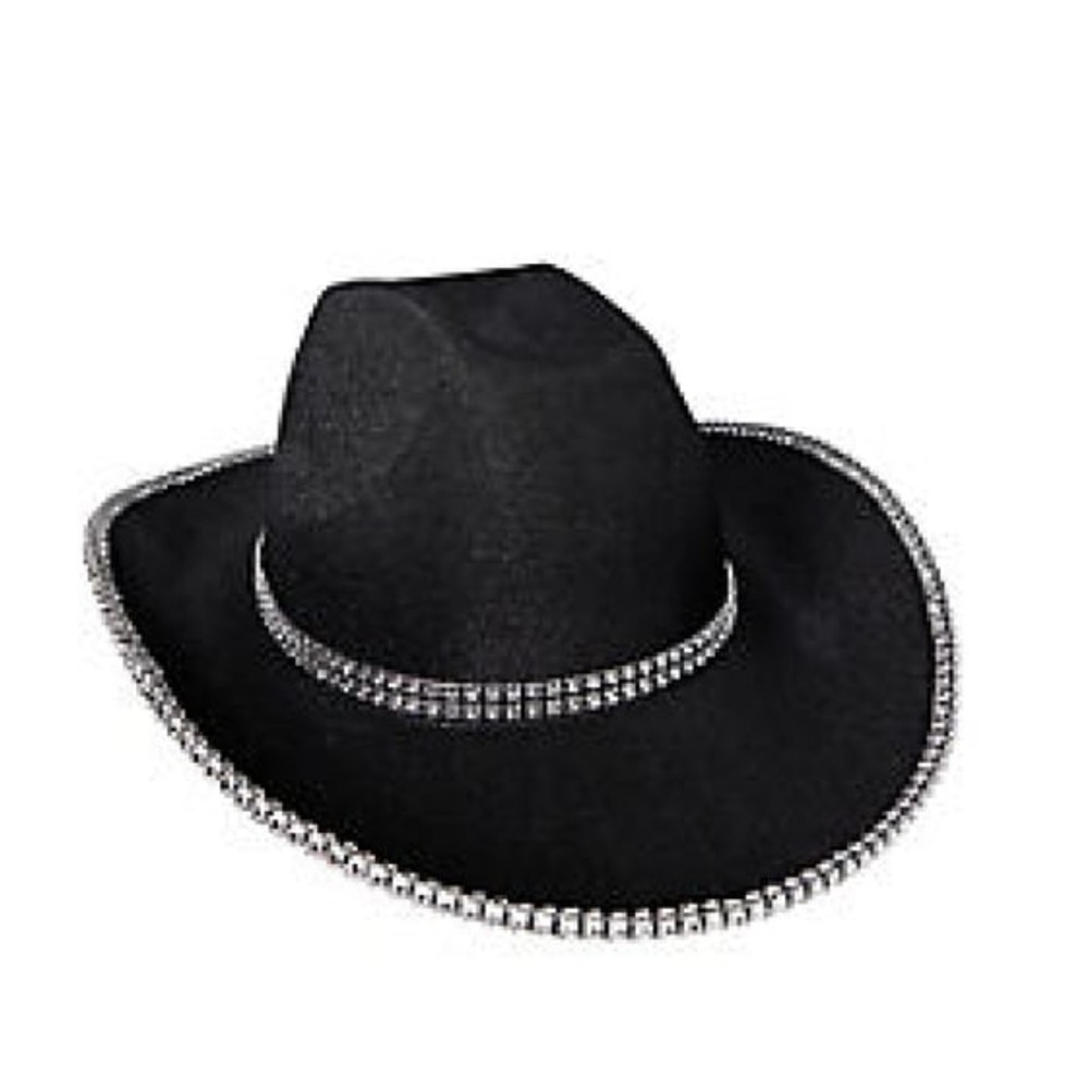 Rhinestone cowboy hat